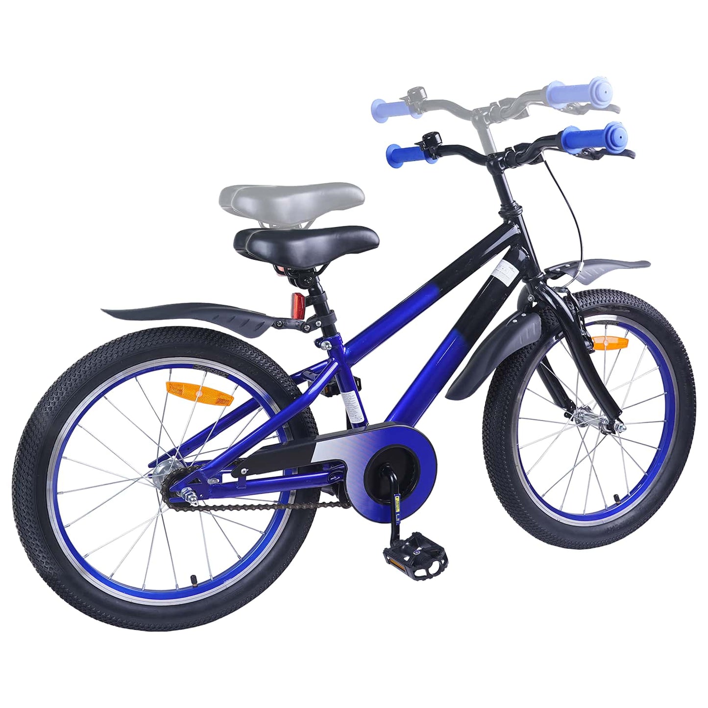 Kids Bike 20 Inches for 6-11 Years Old Blue Black