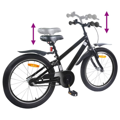 Kids Bike 18 Inches for 5-7 Years Old Black