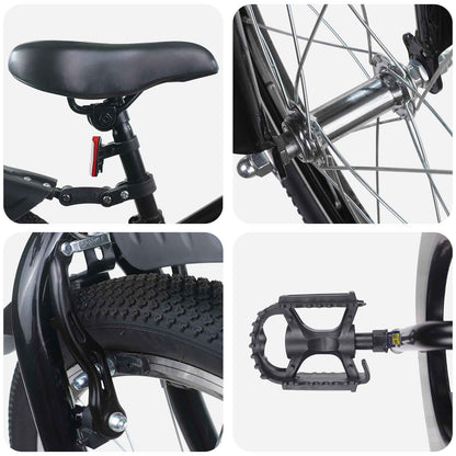 Kids Bike 20 Inches for 6-11 Years Old Black