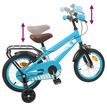 Kids Bike 14 Inches for 3-5 Years Old Light Blue