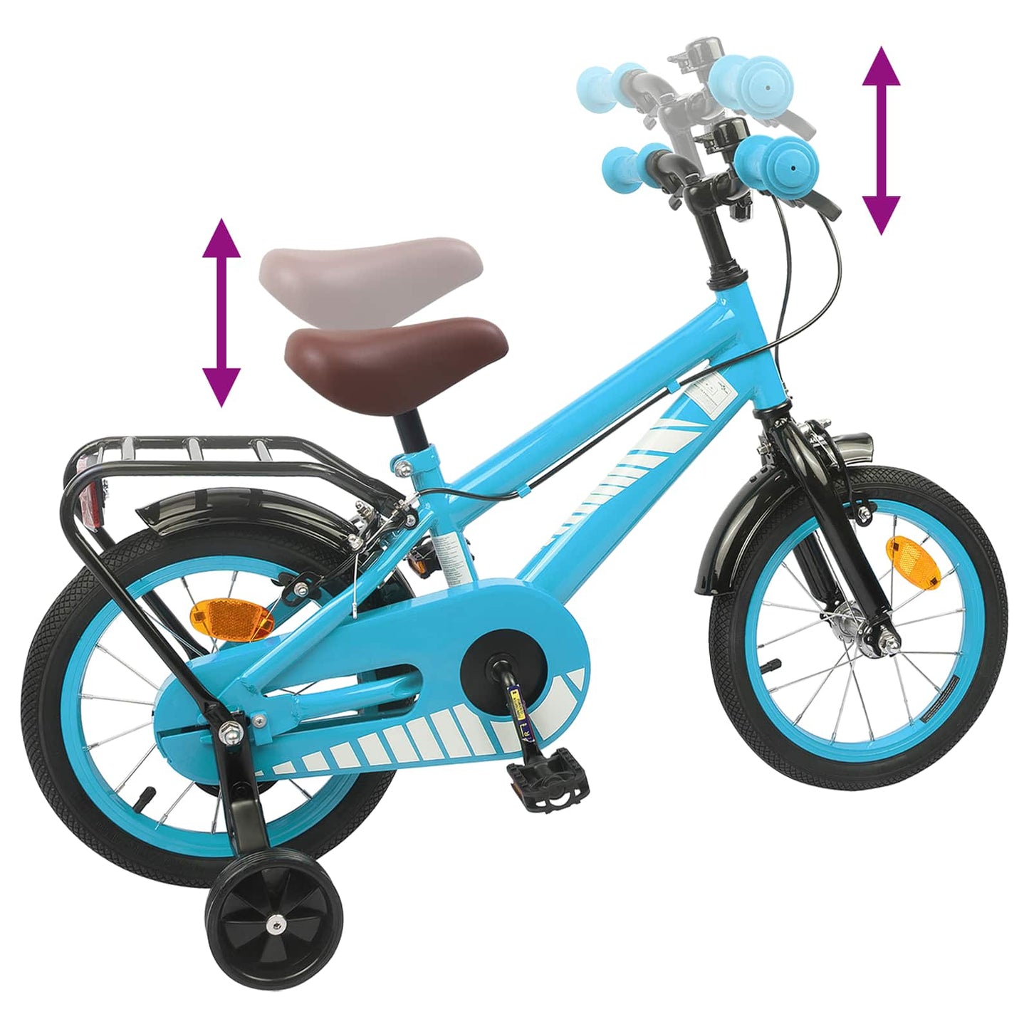 Kids Bike 16 Inches for 4-6 Years Old Light Blue