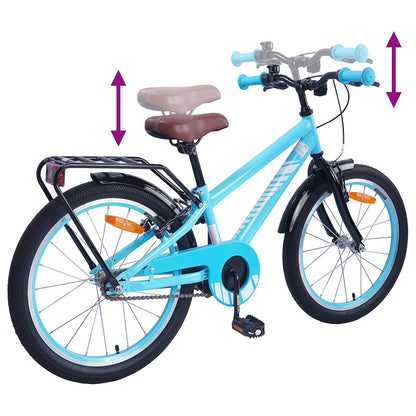 Kids Bike 18 Inches for 5-7 Years Old Light Blue