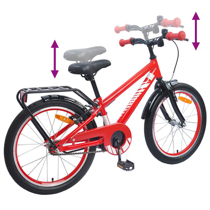 Kids Bike 18 Inches for 5-7 Years Old Red