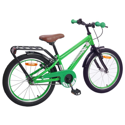 Kids Bike 18 Inches for 5-7 Years Old Green