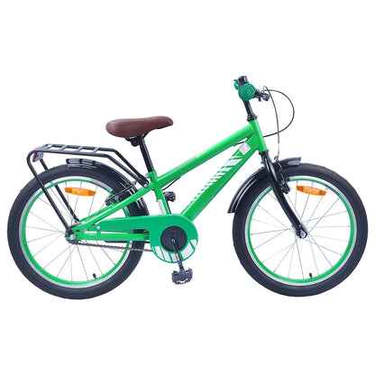 Kids Bike 18 Inches for 5-7 Years Old Green