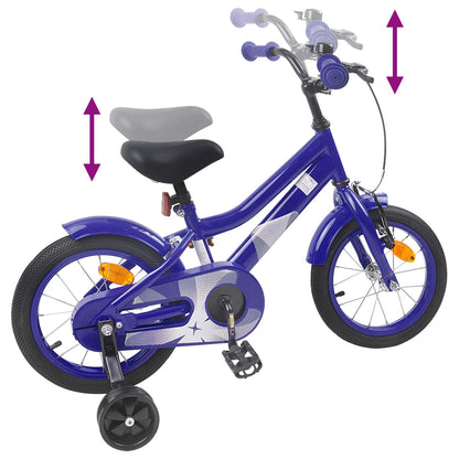 Kids Bike 12 Inches for 2-4 Years Old Dark Blue