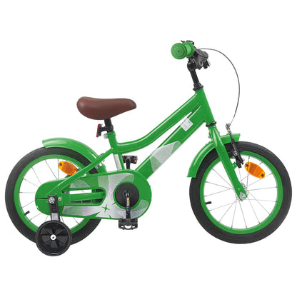Kids Bike 12 Inches for 2-4 Years Old Green