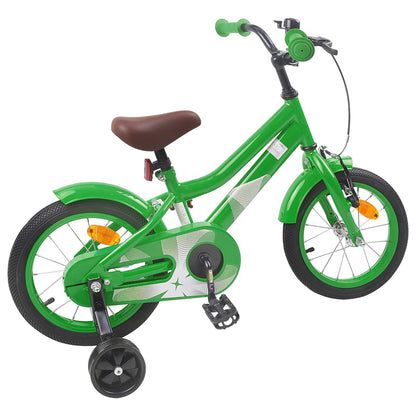 Kids Bike 16 Inches for 4-6 Years Old Green