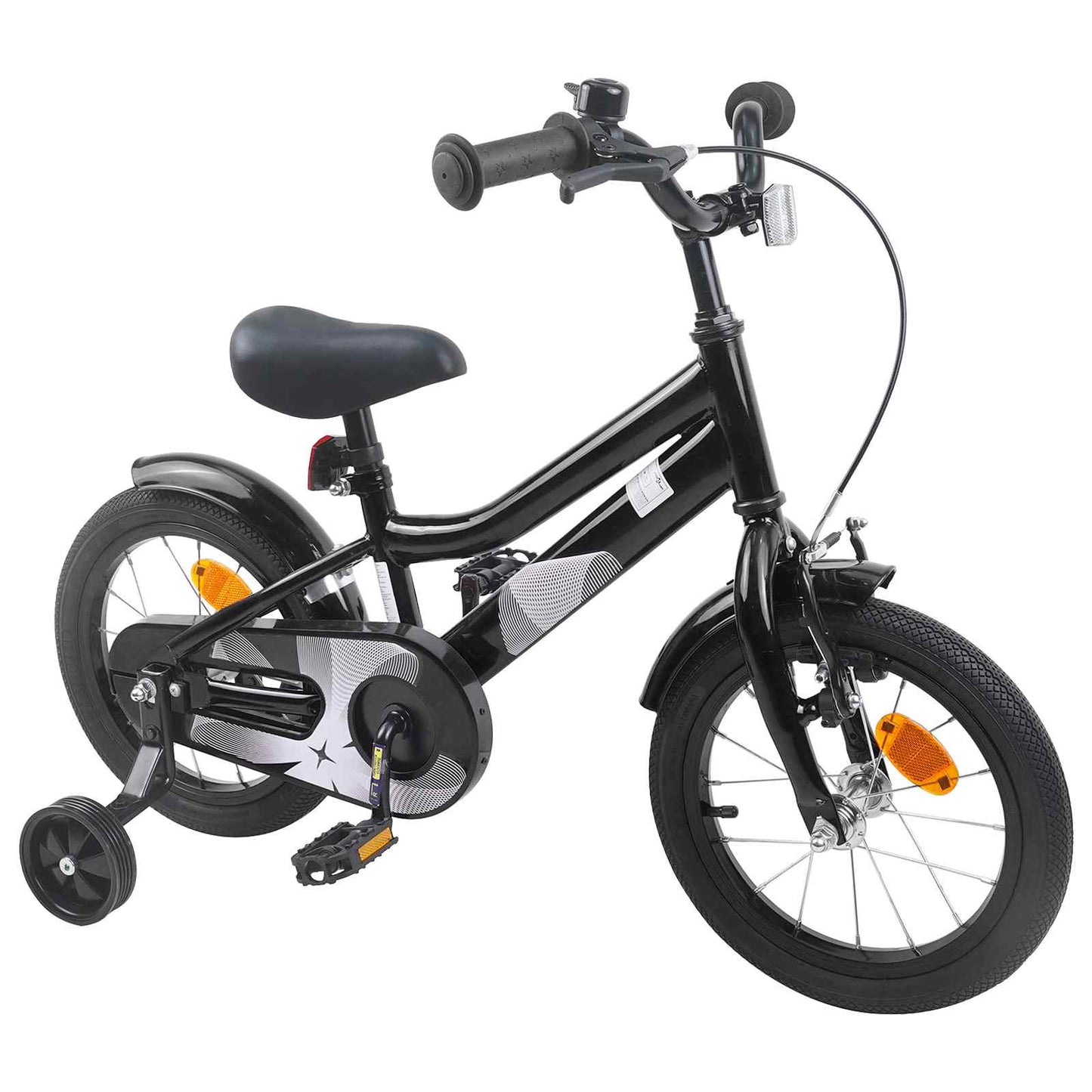 Kids Bike 12 Inches for 2-4 Years Old Black