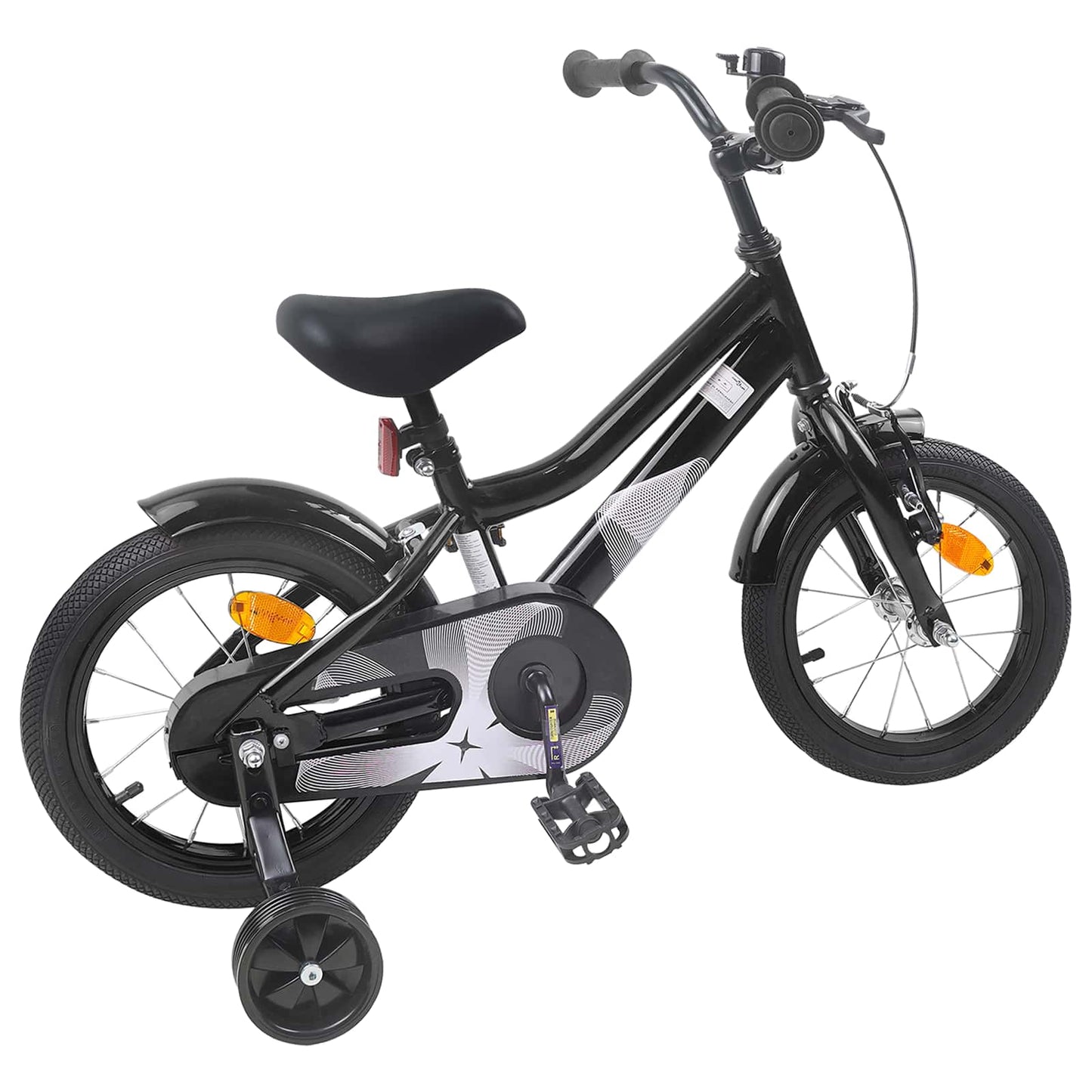 Kids Bike 12 Inches for 2-4 Years Old Black