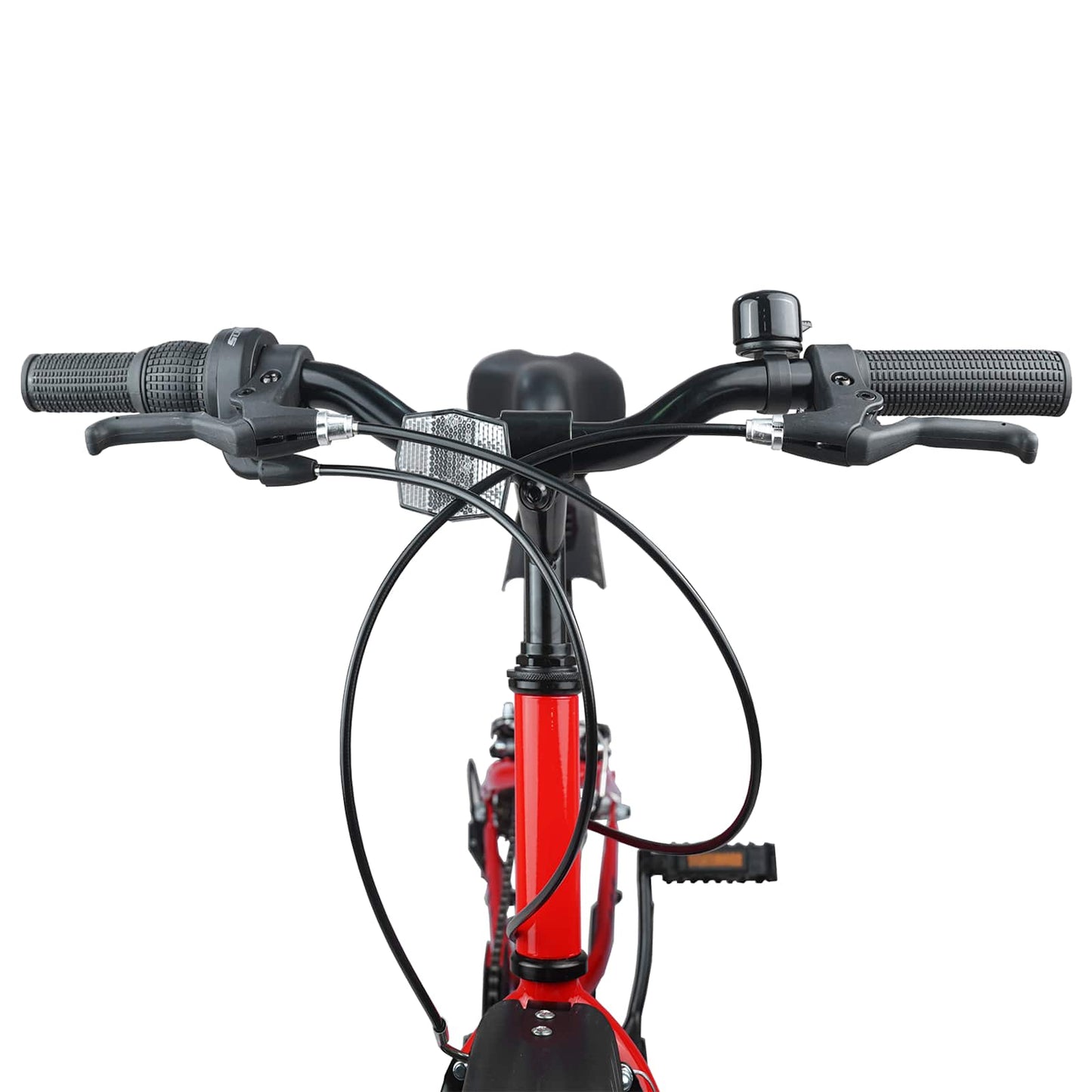 Kids Bike 24'' 6-Speed for 8-12 Years Old Red
