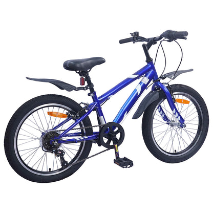 Kids Bike 20'' 6-Speed for 6-11 Years Old Dark Blue