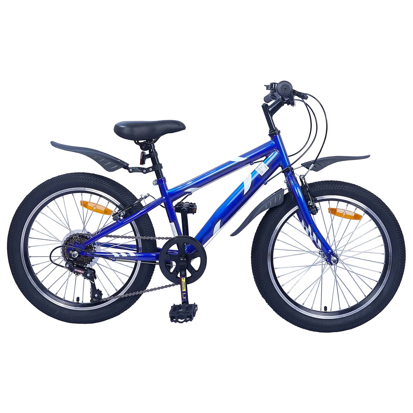 Kids Bike 20'' 6-Speed for 6-11 Years Old Dark Blue