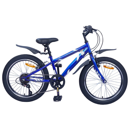 Kids Bike 20'' 6-Speed for 6-11 Years Old Dark Blue