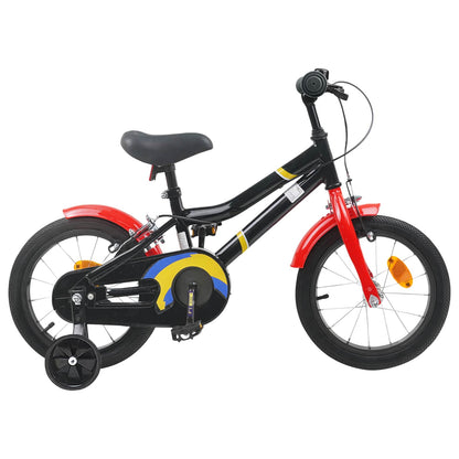 Kids Bike 16 Inches for 4-6 Years Old Black Red