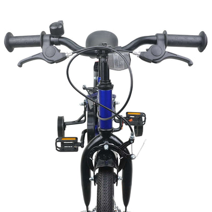 Kids Bike 12 Inches for 2-4 Years Old Blue and Black