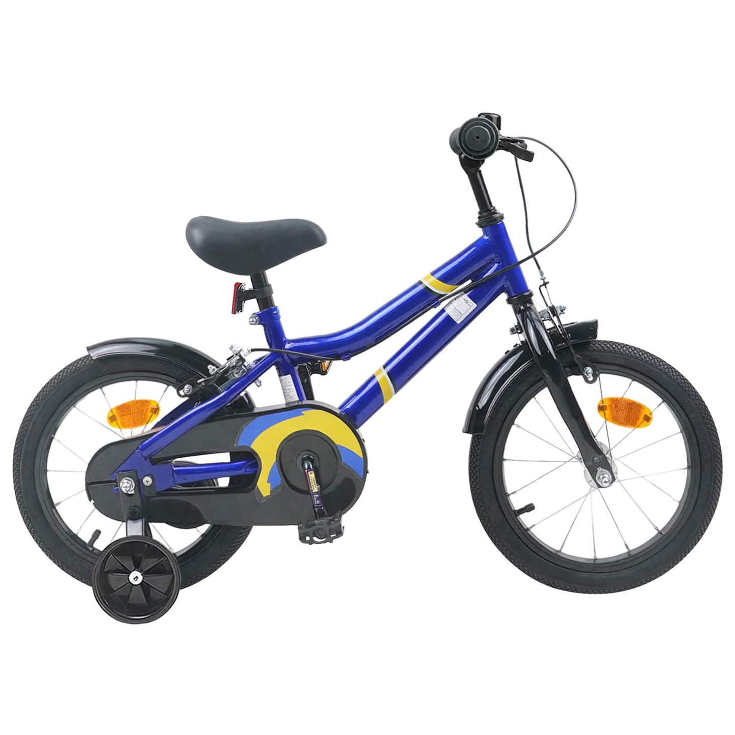 Kids Bike 12 Inches for 2-4 Years Old Blue and Black