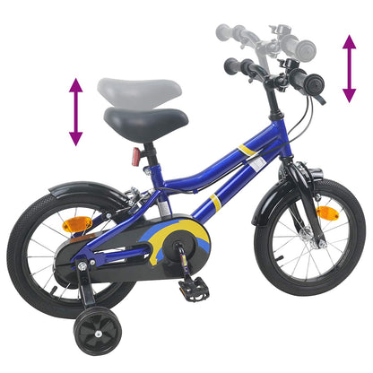 Kids Bike 16 Inches for 4-6 Years Old Blue White