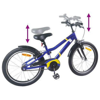 Kids Bike 20 Inches for 6-11 Years Old Blue Black