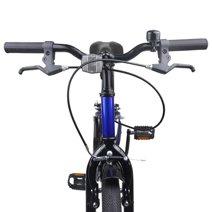 Kids Bike 24 Inches for 8-12 Years Old Blue Black