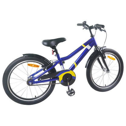 Kids Bike 24 Inches for 8-12 Years Old Blue Black
