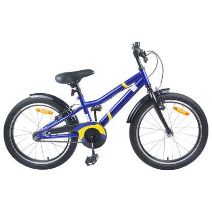 Kids Bike 24 Inches for 8-12 Years Old Blue Black