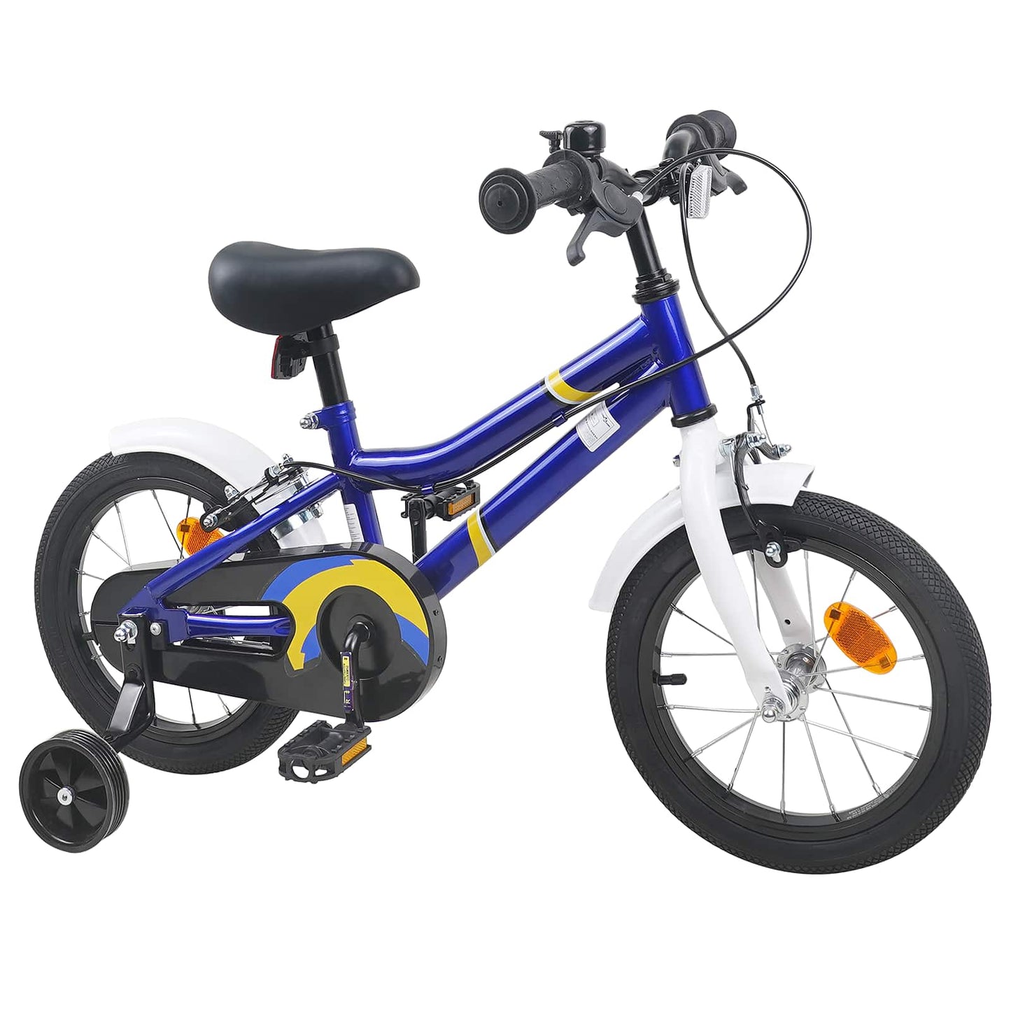 Kids Bike 14 Inches for 3-5 Years Old Blue White