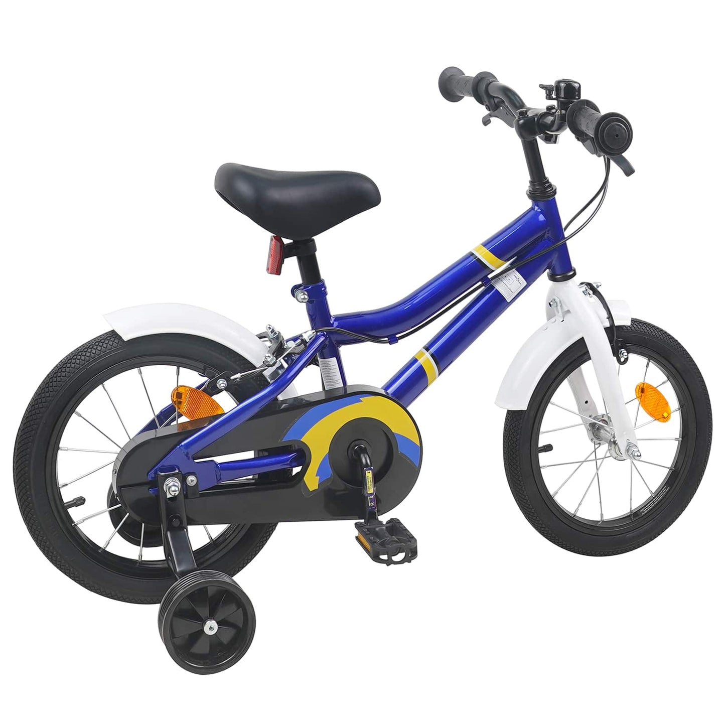 Kids Bike 14 Inches for 3-5 Years Old Blue White