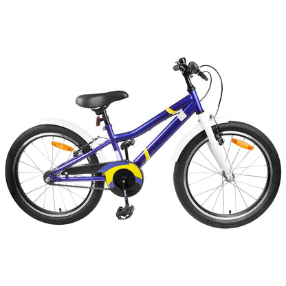 Kids Bike 18 Inches for 5-7 Years Old Blue White