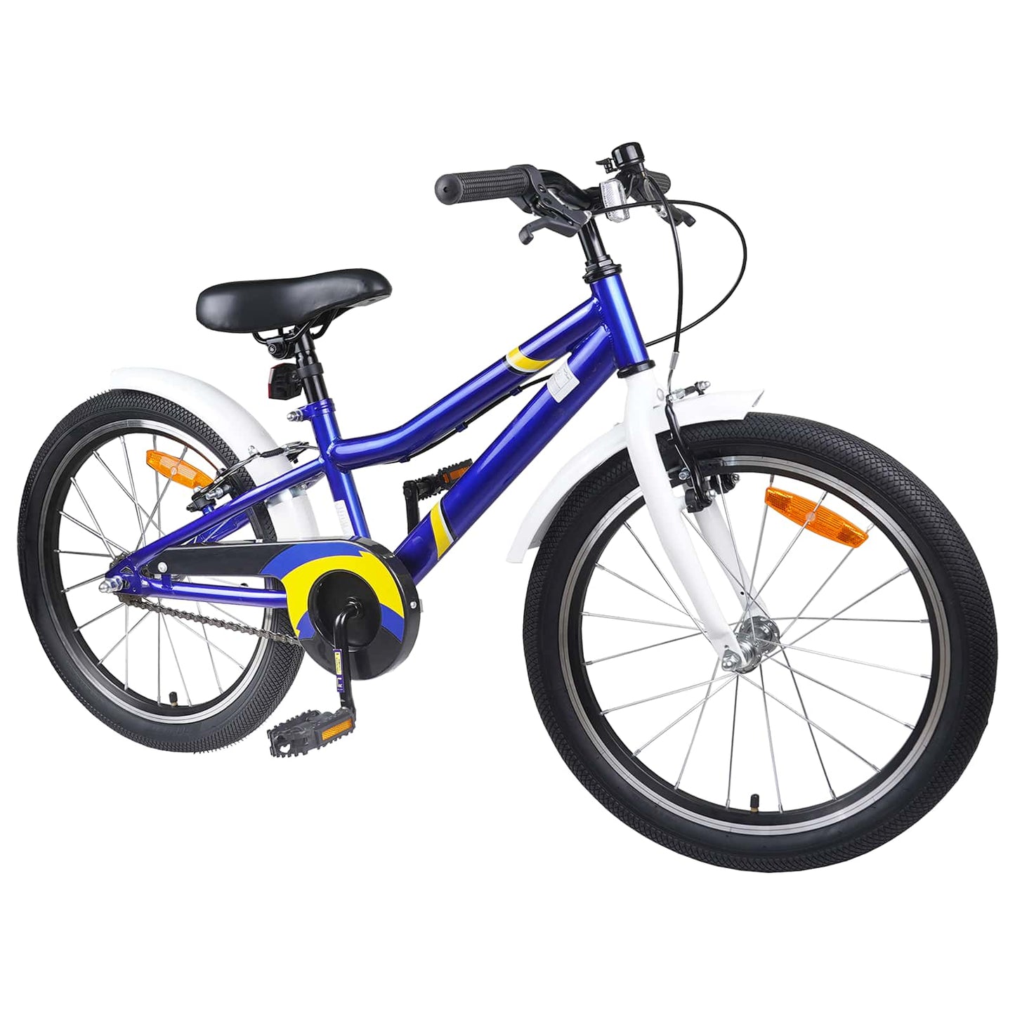 Kids Bike 20 Inches for 6-11 Years Old Blue White