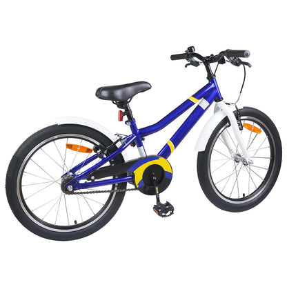 Kids Bike 20 Inches for 6-11 Years Old Blue White