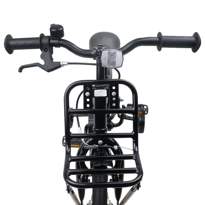 Kids Bike 16 Inches for 4-6 Years Old Orange Black