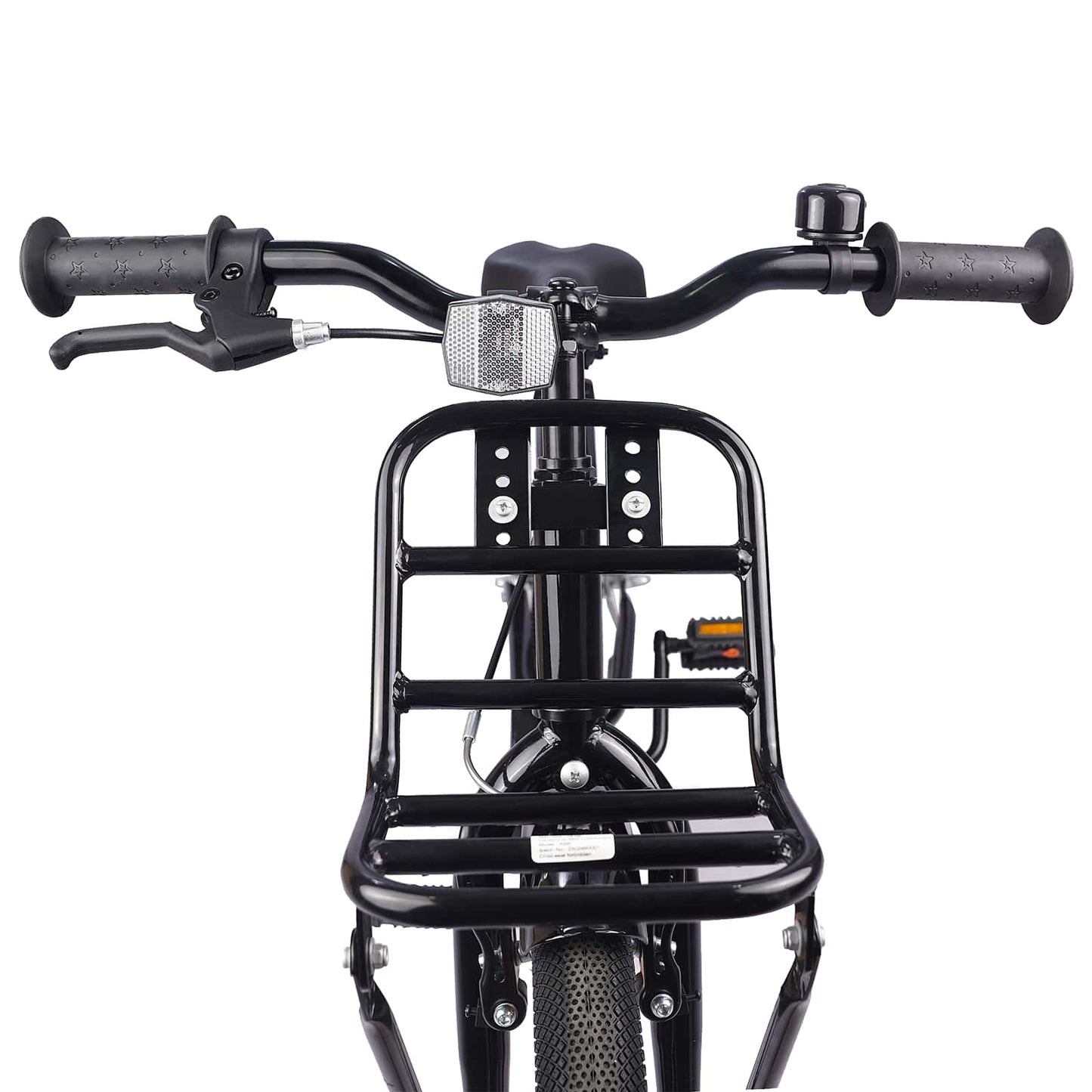 Kids Bike 18 Inches for 5-7 Years Old Orange Black