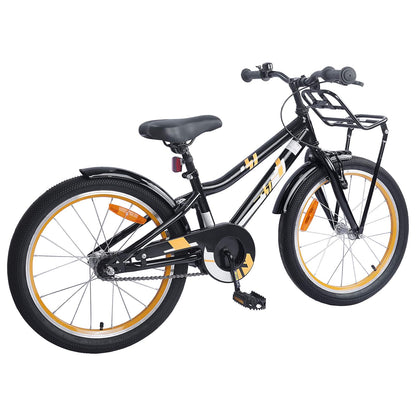 Kids Bike 20 Inches for 6-11 Years Old Orange Black