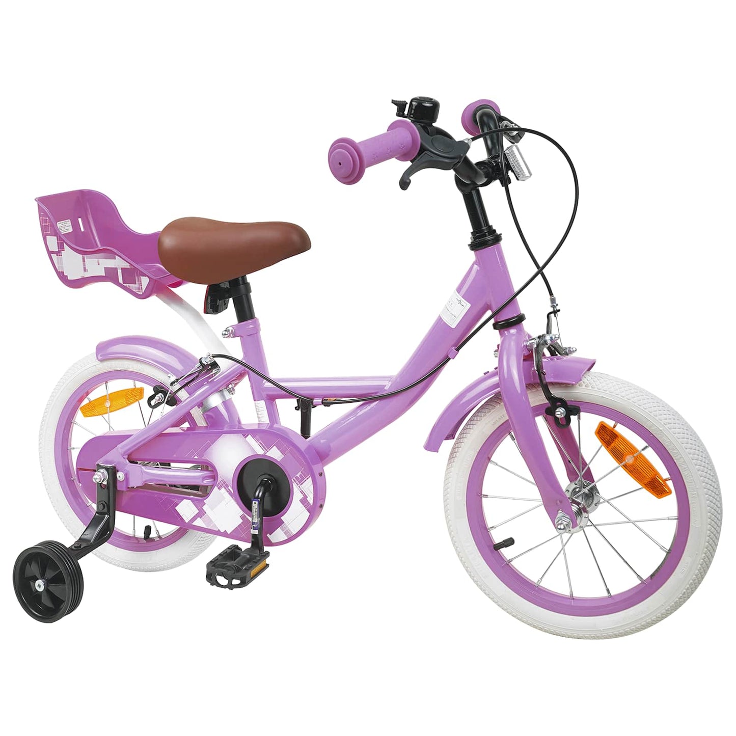 Kids Bike 16 Inches for 4-6 Years Old Purple