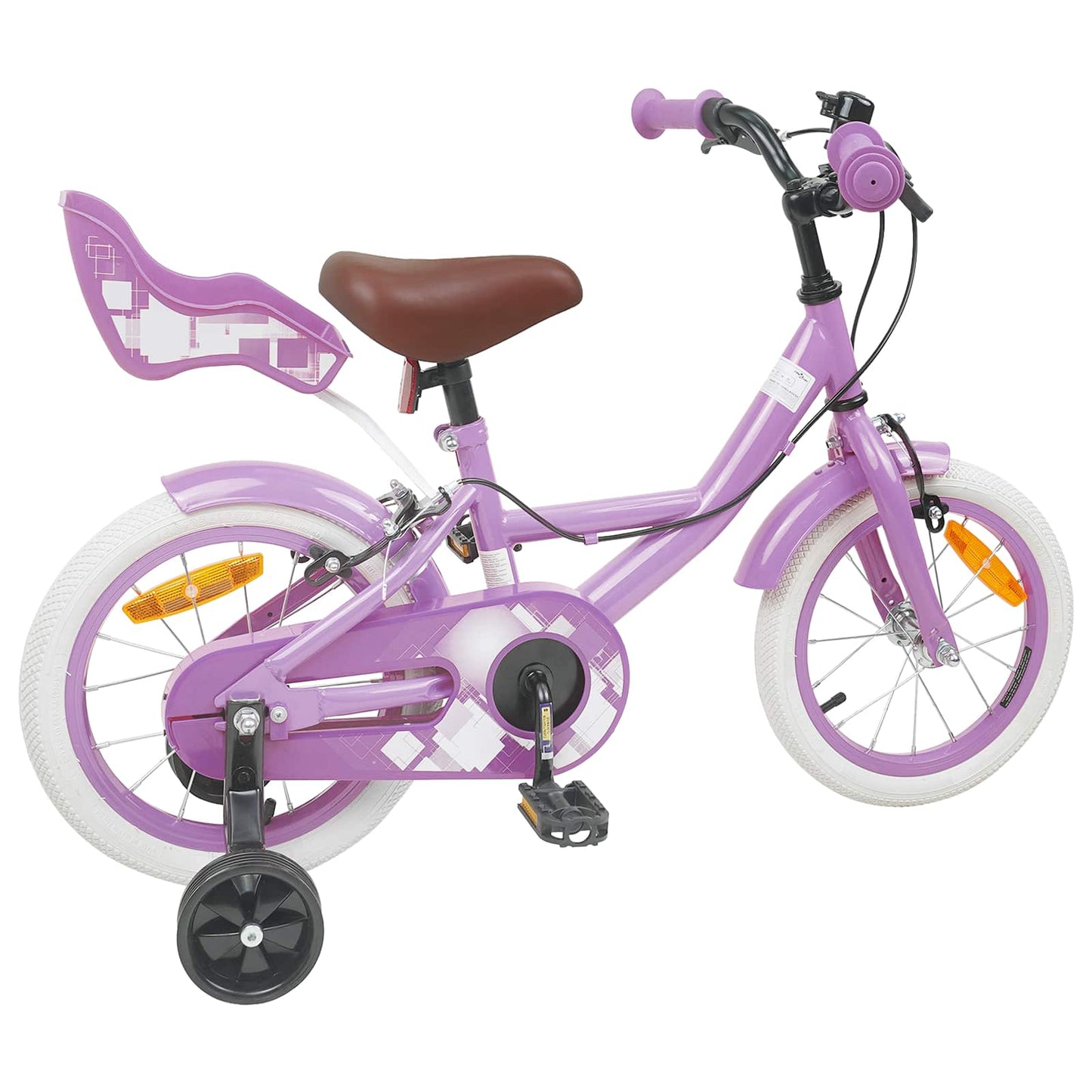 Kids Bike 16 Inches for 4-6 Years Old Purple