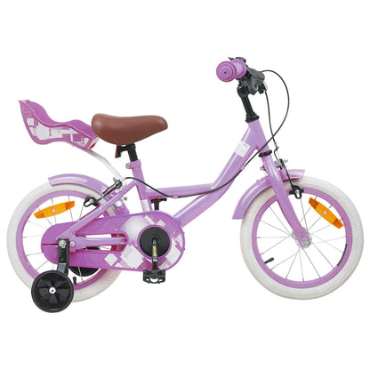 Kids Bike 16 Inches for 4-6 Years Old Purple