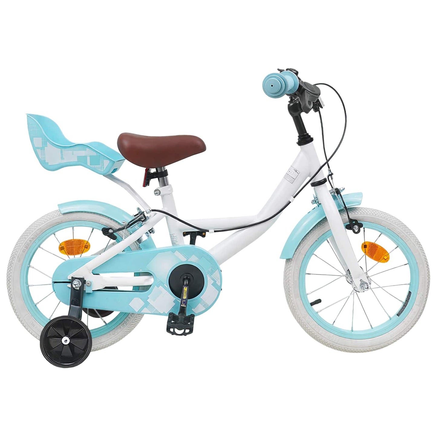 Kids Bike 16 Inches for 4-6 Years Old White