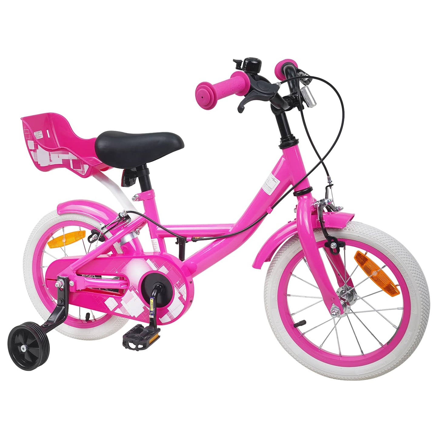 Kids Bike 12 Inches for 2-4 Years Old Pink