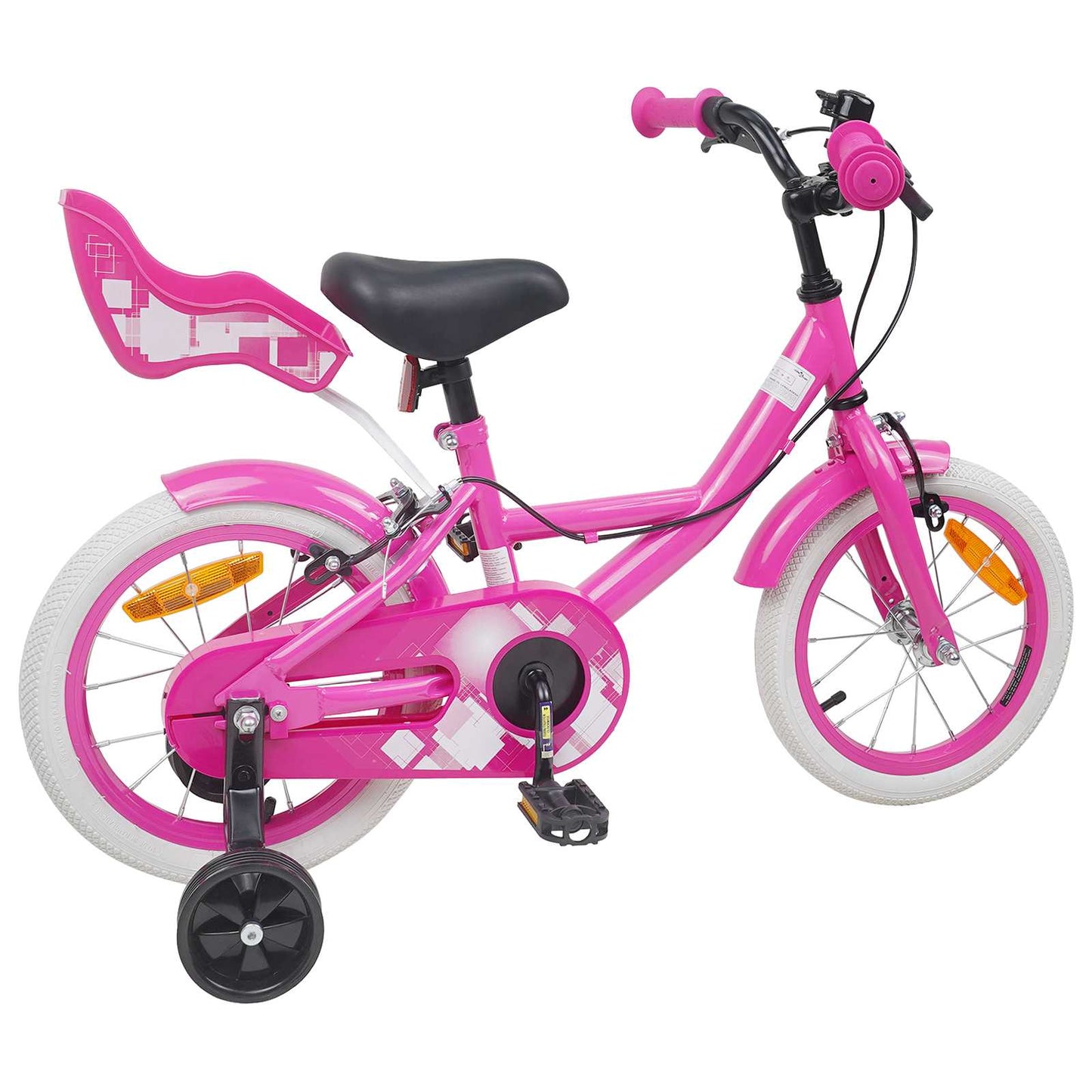 Kids Bike 16 Inches for 4-6 Years Old Pink