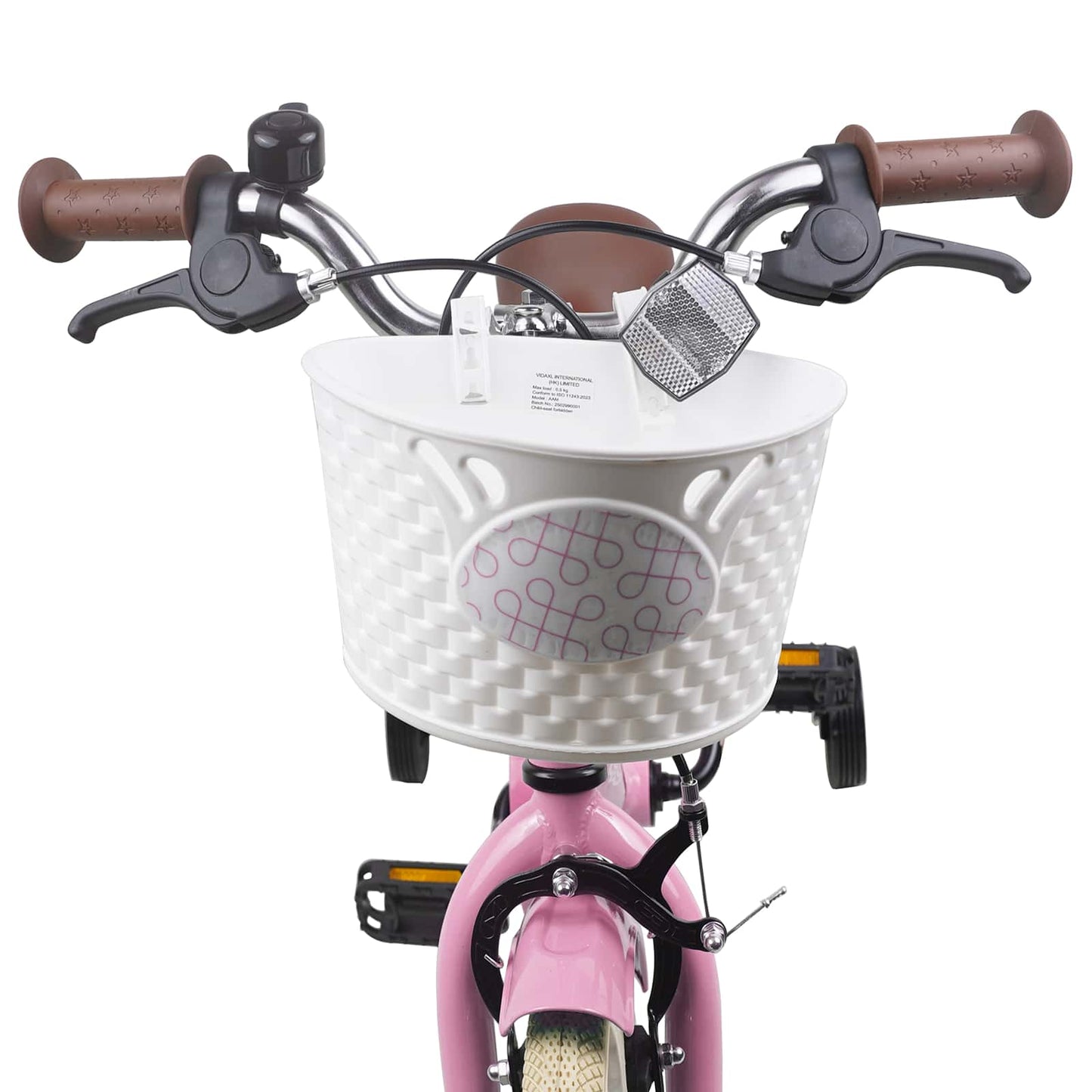 Kids Bike 14 Inches for 3-5 Years Old Light Pink