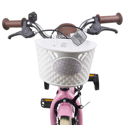 Kids Bike 14 Inches for 3-5 Years Old Light Pink