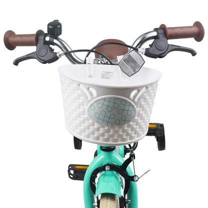 Kids Bike 16 Inches for 4-6 Years Old Sea Green