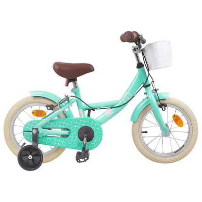 Kids Bike 16 Inches for 4-6 Years Old Sea Green