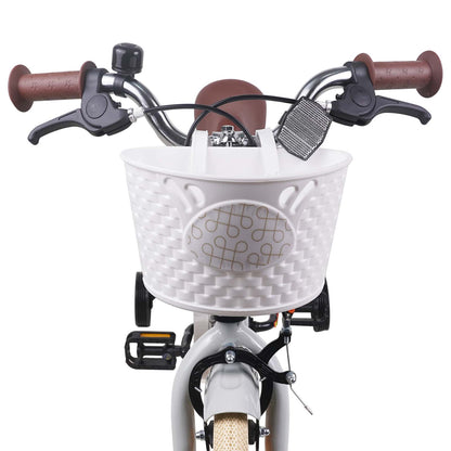 Kids Bike 12 Inches for 2-4 Years Old Light Grey