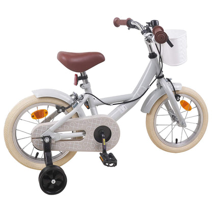 Kids Bike 16 Inches for 4-6 Years Old Light Grey