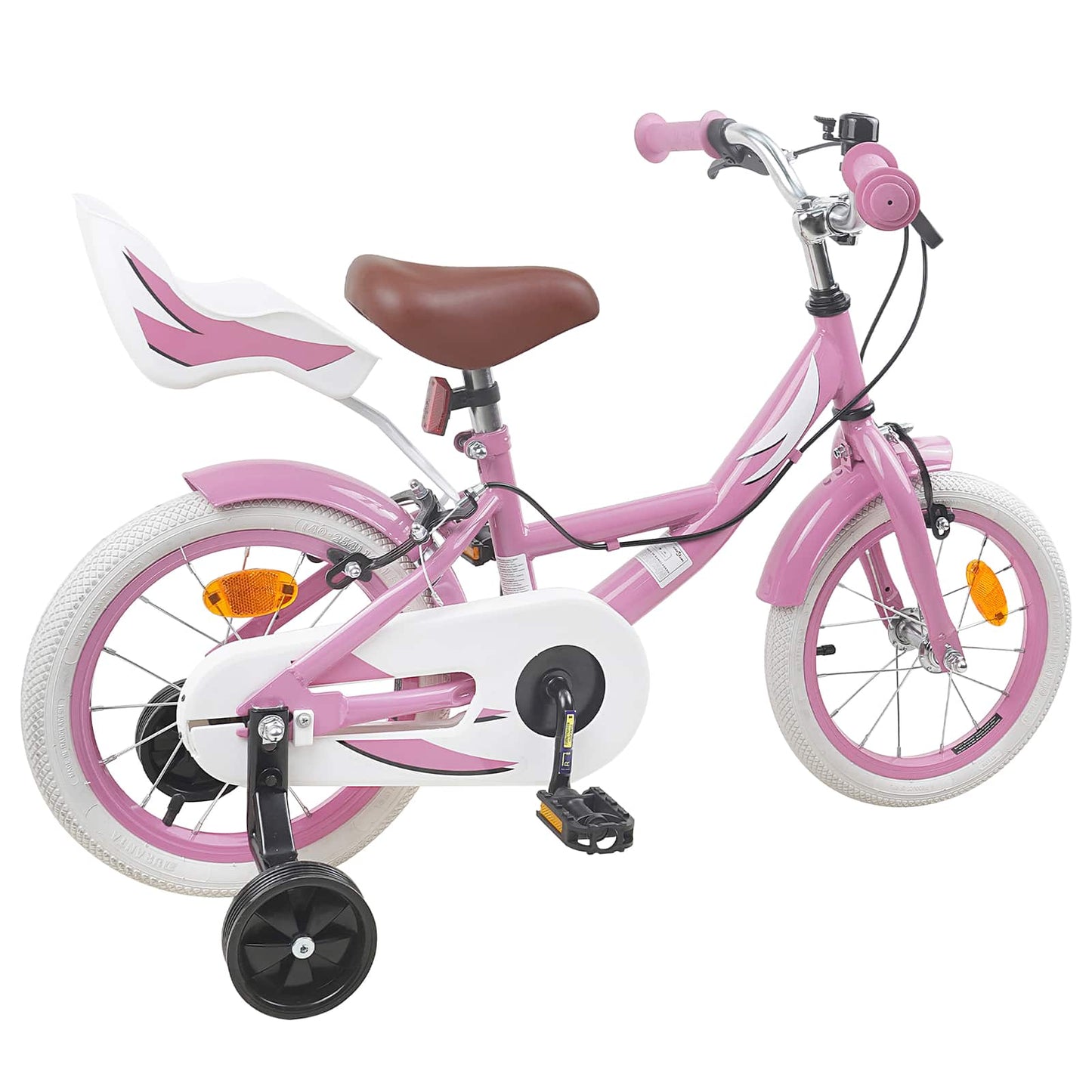 Kids Bike 12 Inches for 2-4 Years Old Light Pink