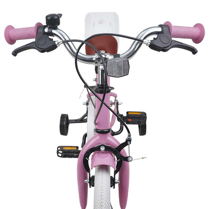Kids Bike 16 Inches for 4-6 Years Old Light Pink
