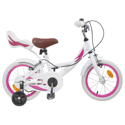 Kids Bike 12 Inches for 2-4 Years Old White