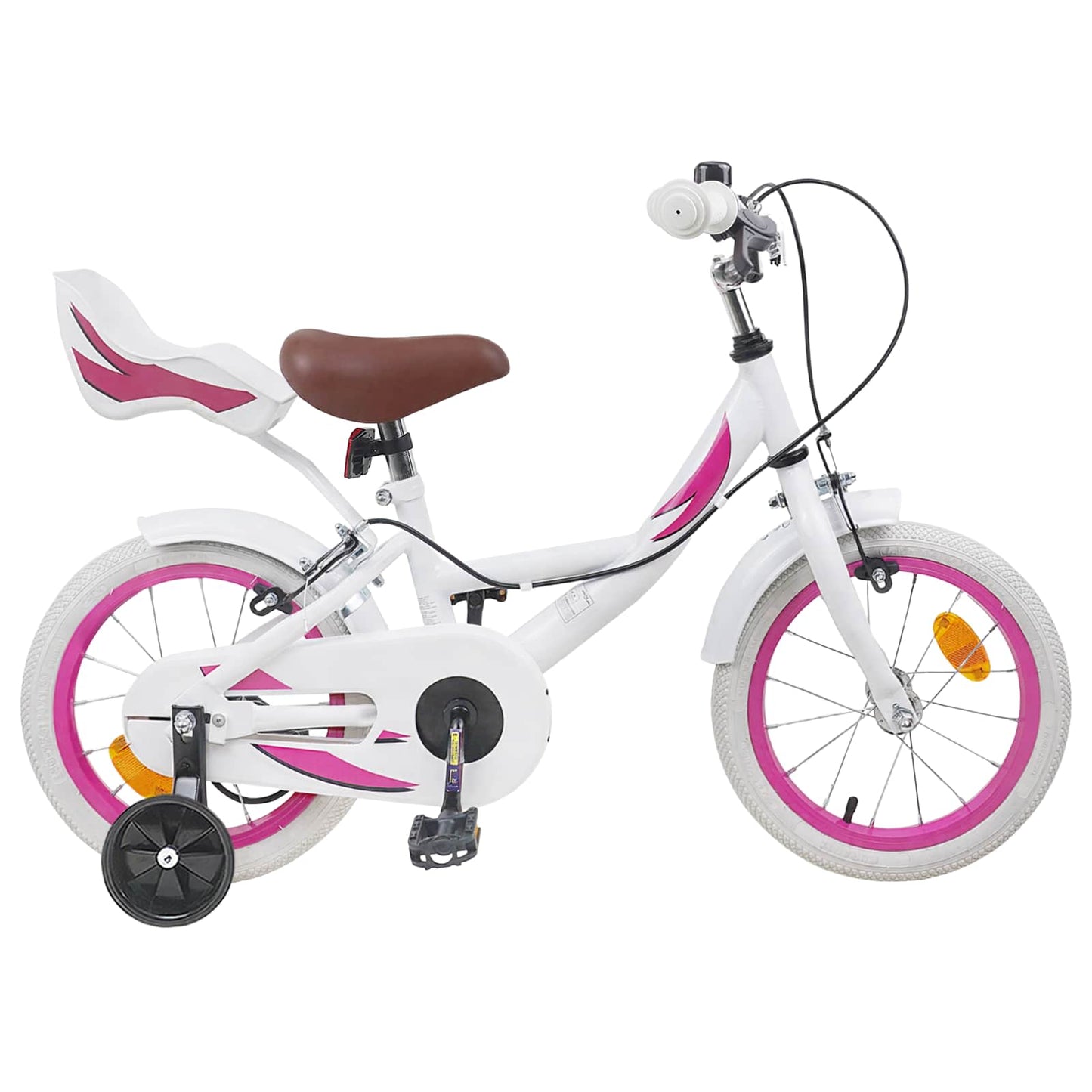 Kids Bike 16 Inches for 4-6 Years Old White